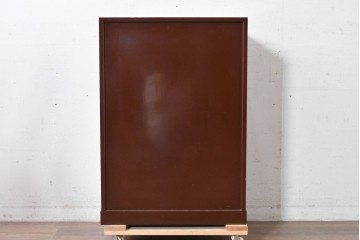 中古　美品!!　高級工芸家具　金蒔絵と螺鈿細工が施された総漆塗りのサイドチェスト　定価約120万円　(R-088807)
