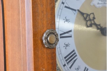 イタリアヴィンテージ　Diamantini & Domeniconi社製　装飾的な文字盤が印象的なホールクロック　(R-088808)