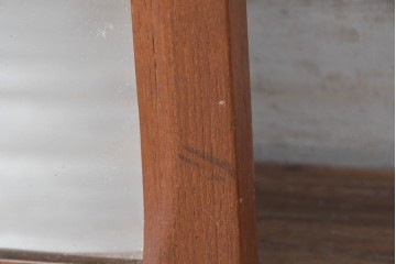 デンマークヴィンテージ　Kai Kristiansen(カイ・クリスチャンセン)　チーク材　フレームデザインがおしゃれなウォールミラー　(R-088811)