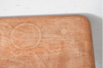 和製ヴィンテージ　チーク無垢材　コンパクトで扱いやすいコーヒーテーブル　(R-088812)