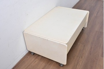 【簡易リペア限定品】　イタリアヴィンテージ　激レア!　希少　arflex(アルフレックス)　マルコ・ザヌーゾ(Marco Zanuso)　「Spring time」コレクション　収納付きコーヒーテーブル　(R-088813)