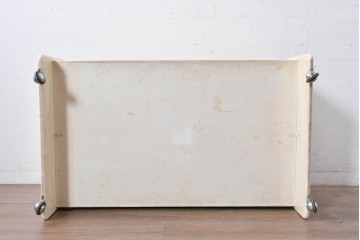 【簡易リペア限定品】　イタリアヴィンテージ　激レア!　希少　arflex(アルフレックス)　マルコ・ザヌーゾ(Marco Zanuso)　「Spring time」コレクション　収納付きコーヒーテーブル　(R-088813)