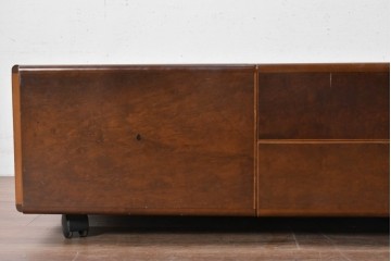 中古　arflex(アルフレックス)　ガラストップと収納を備えたセンターテーブル　(R-088814)