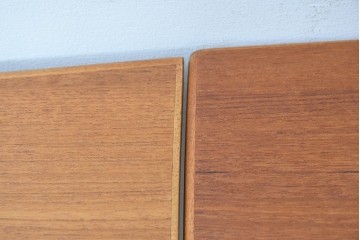 デンマークヴィンテージ　チーク材　すっきりとしたフォルムのエクステンションテーブル　(R-088815)