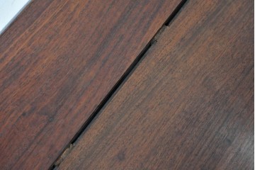 和製アンティーク　花梨(カリン)材　漆塗りの座卓　(R-088816)
