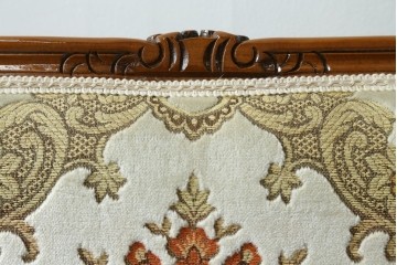 中古　イタリア　美品　ATTICA(アッティカ)　優美な猫脚セティ　(R-088818)