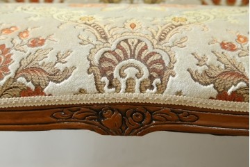 中古　イタリア　美品　ATTICA(アッティカ)　優美な猫脚セティ　(R-088818)