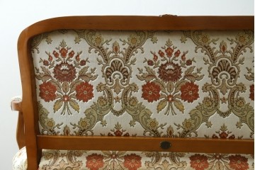 中古　イタリア　美品　ATTICA(アッティカ)　優美な猫脚セティ　(R-088818)