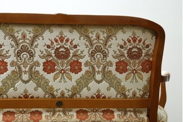 中古　イタリア　美品　ATTICA(アッティカ)　優美な猫脚セティ　(R-088818)