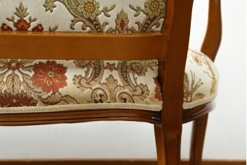 中古　イタリア　美品　ATTICA(アッティカ)　優美な猫脚セティ　(R-088818)