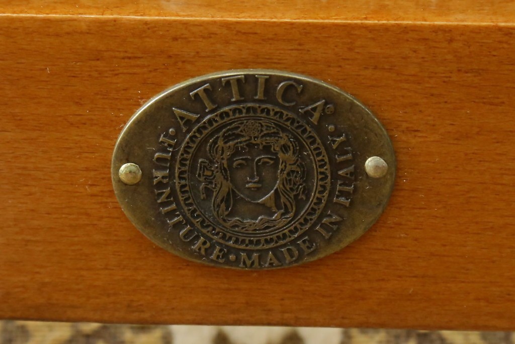 中古　イタリア　美品　ATTICA(アッティカ)　優美な猫脚セティ　(R-088818)
