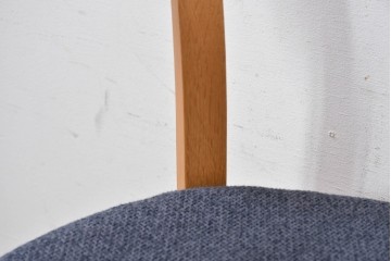 中古　美品　arflex(アルフレックス)　藤森泰司(Taiji Fujimori)デザイン　RUNE(ルネ)　流れるような美しいフォルムのダイニングチェア2脚セット　定価(2脚合計)約40万円　(R-088819)