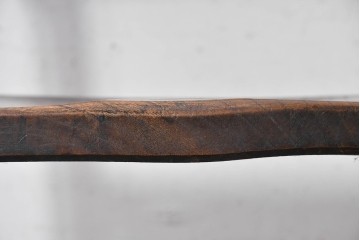 イギリスアンティーク　エルム材　バーチ材　素朴な木味が魅力のアームレスチェア　(R-088822)