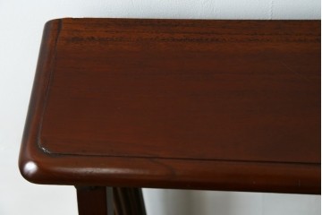ヨーロッパヴィンテージ　曲線装飾とターニングレッグが華やかなライブラリーステップ　(R-088831)