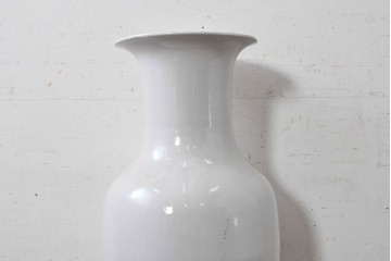 中古　特大サイズ!　高さ約92cm　中国古陶磁デザイン　滑らかで艶やかな質感が美しい花瓶　(R-088836)