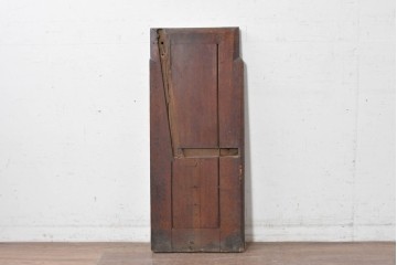 イギリスアンティーク建具　オーク材　クアトロフォイル(四つ葉)の彫刻が美しいパネル1枚　(R-088856)