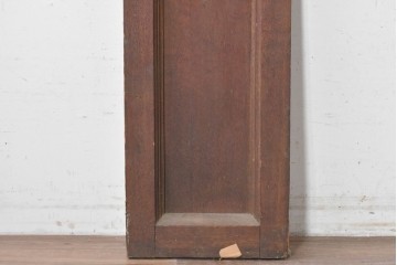 イギリスアンティーク建具　オーク材　クアトロフォイル(四つ葉)の彫刻が美しいパネル1枚　(R-088858)