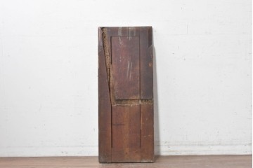 イギリスアンティーク建具　オーク材　クアトロフォイル(四つ葉)の彫刻が美しいパネル1枚　(R-088858)