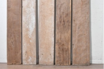 アジアンアンティーク建具　バリ島　異なる彫刻意匠を楽しめるサイズ違いのパネル5枚セット　(R-088859)