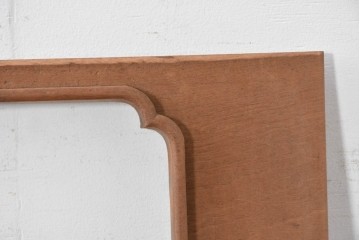 アンティーク建具　昭和初期　山本栄雲作　松竹梅と鳥の意匠が趣深い彫刻欄間2枚セット　(R-088865)