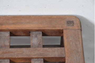 和製アンティーク　鳥の意匠が愛らしい透かし入りやぐらこたつ　(R-088866)