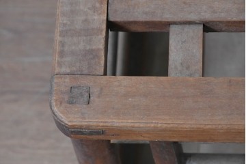 和製アンティーク　鳥の意匠が愛らしい透かし入りやぐらこたつ　(R-088866)