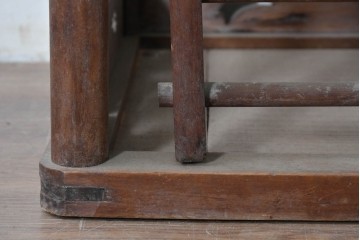 和製アンティーク　鳥の意匠が愛らしい透かし入りやぐらこたつ　(R-088866)