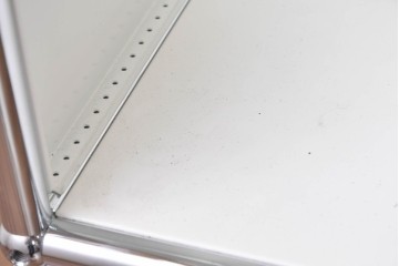 中古 スイス　美品　USMハラー(USM Haller)　モジュール構造の3列4段ガラスキャビネット　(R-088871)