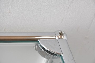 中古 スイス　美品　USMハラー(USM Haller)　モジュール構造の3列4段ガラスキャビネット　(R-088871)