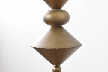 中古照明　特注　クラシカルなランタン風デザインが素敵な大型の吊り下げ照明　(R-088888)