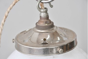 ヴィンテージ照明　イギリス　丸みのあるフォルムが愛らしい球体のペンダントライト　(R-088903)