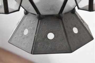 ヴィンテージ雑貨　モロッコ　エキゾチックな雰囲気のキャンドルランタン　(R-088920)