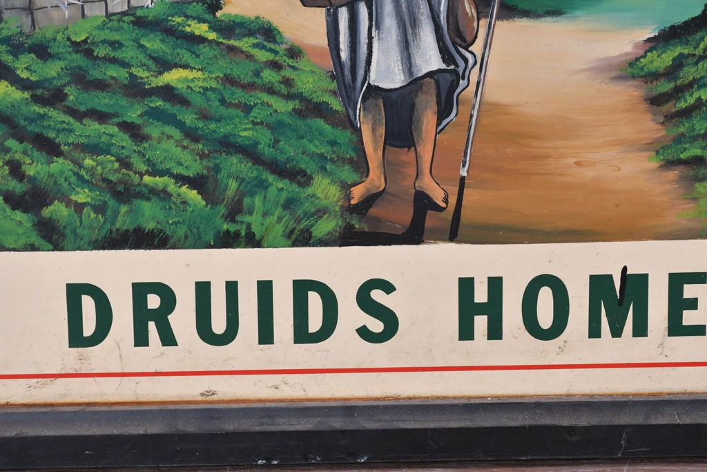 イギリスヴィンテージ　SAMUEL WEBSTER(サミュエルウェブスター)　DRUIDS HOME　両面仕様のパブサイン　(R-088934)