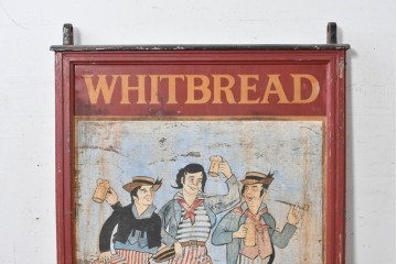 イギリスヴィンテージ　WHITBREAD(ウィットブレッド)　JOLLY SAILORS(ジョリー・セーラーズ)のパブサイン　(R-088935)