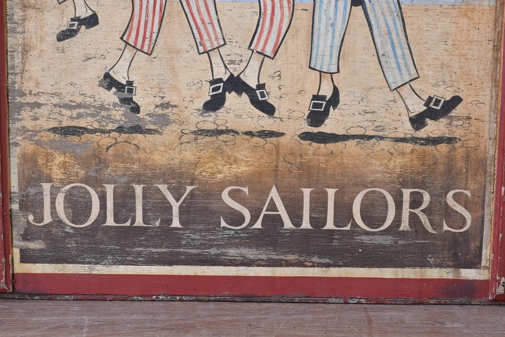 イギリスヴィンテージ　WHITBREAD(ウィットブレッド)　JOLLY SAILORS(ジョリー・セーラーズ)のパブサイン　(R-088935)