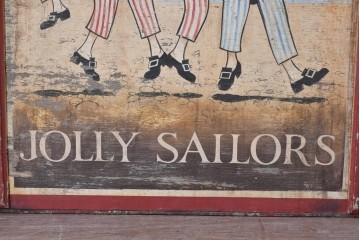 イギリスヴィンテージ　WHITBREAD(ウィットブレッド)　JOLLY SAILORS(ジョリー・セーラーズ)のパブサイン　(R-088935)