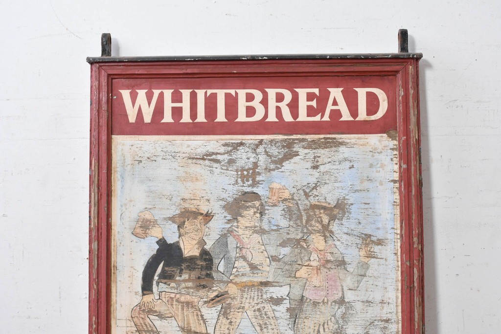イギリスヴィンテージ　WHITBREAD(ウィットブレッド)　JOLLY SAILORS(ジョリー・セーラーズ)のパブサイン　(R-088935)