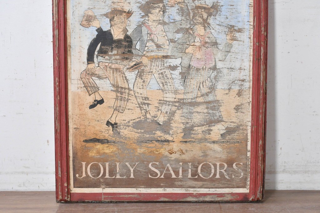 イギリスヴィンテージ　WHITBREAD(ウィットブレッド)　JOLLY SAILORS(ジョリー・セーラーズ)のパブサイン　(R-088935)