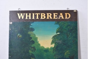 イギリスヴィンテージ　WHITBREAD(ウィットブレッド)　TRANMERE PARK(トランメア・パーク)のパブサイン　(R-088937)