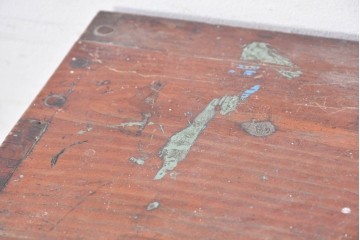 和製アンティーク　大正から昭和初期　希少　前板欅材　パタパタ扉の下駄箱　(R-088951)