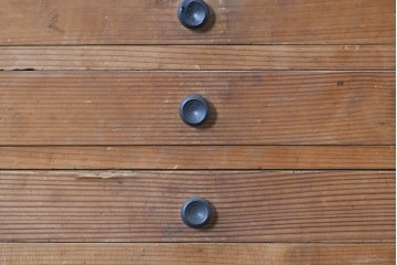 和製アンティーク　昭和初期　引き出し13段　ナチュラルな木味のサイドチェスト　(R-088952)