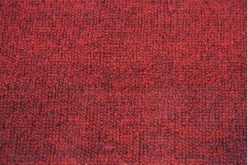 中古　真鍮　ゴールドカラーと赤いカーペットが華やかなバゲージカート　(R-088955)