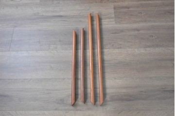 和製ヴィンテージ　欅(ケヤキ)材　力強い木目の囲炉裏テーブル　(R-088956)
