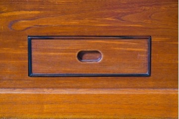 和製ヴィンテージ　欅(ケヤキ)材　力強い木目の囲炉裏テーブル　(R-088956)