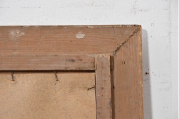 【簡易リペア限定品】　フランスアンティーク　繊細な植物の彫刻が施された額装　(R-088959)