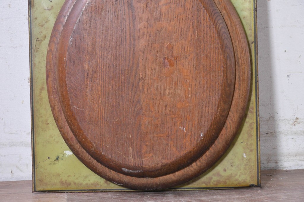 イギリスアンティーク　木製便座が付いた遊び心あふれる看板　(R-088963)