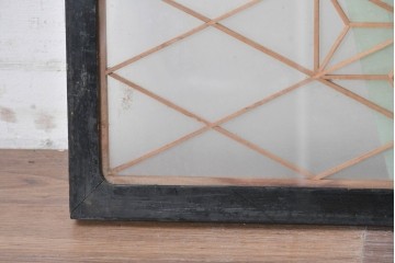 ヴィンテージ建具　昭和後期　組子細工が美しい明かり取り1枚　(R-088964)