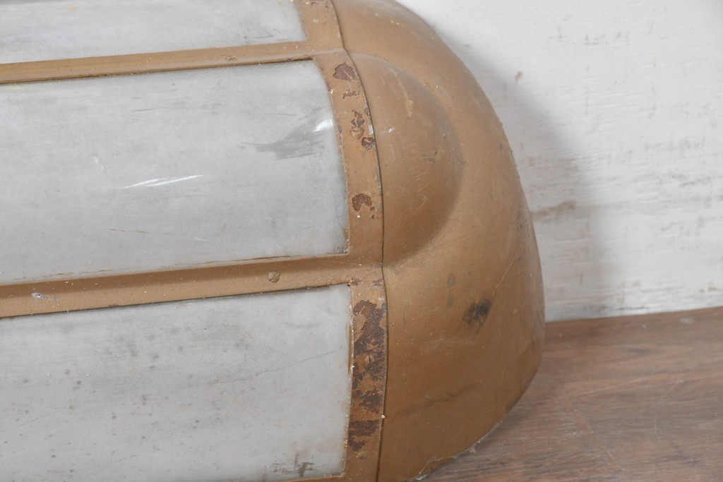 【簡易リペア限定品】　特大!!　幅1750mm　圧倒的な存在感を放つ無骨なフレームデザインの照明カバー　(R-088966)