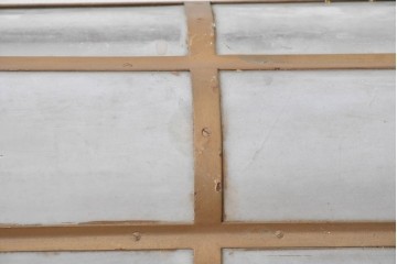 【簡易リペア限定品】　特大!!　幅1750mm　圧倒的な存在感を放つ無骨なフレームデザインの照明カバー　(R-088966)
