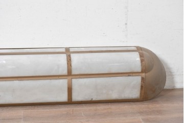 【簡易リペア限定品】　特大!!　幅1750mm　圧倒的な存在感を放つ無骨なフレームデザインの照明カバー　(R-088967)